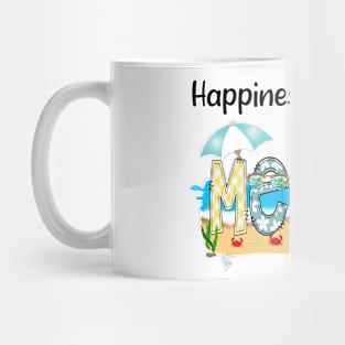 Happiness Is Being A Memom Summer Beach Happy Mother's Day Mug